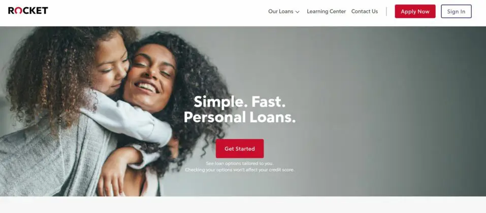 Rocket Loans Website