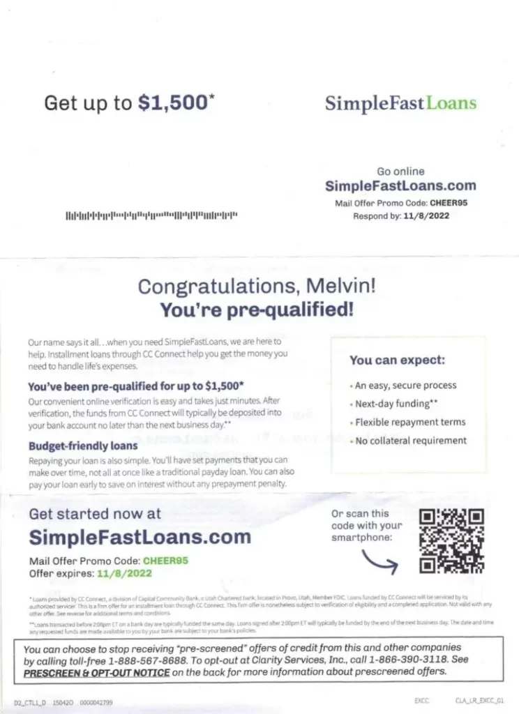 SimpleFastLoansInc 10 22 CC Connect installment loan am Page 2 768x1057 1