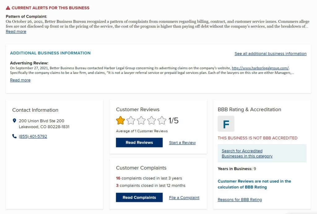 Harbor Legal Group Review: Is It A Scam Or Is It Legit? 2 Capture 178