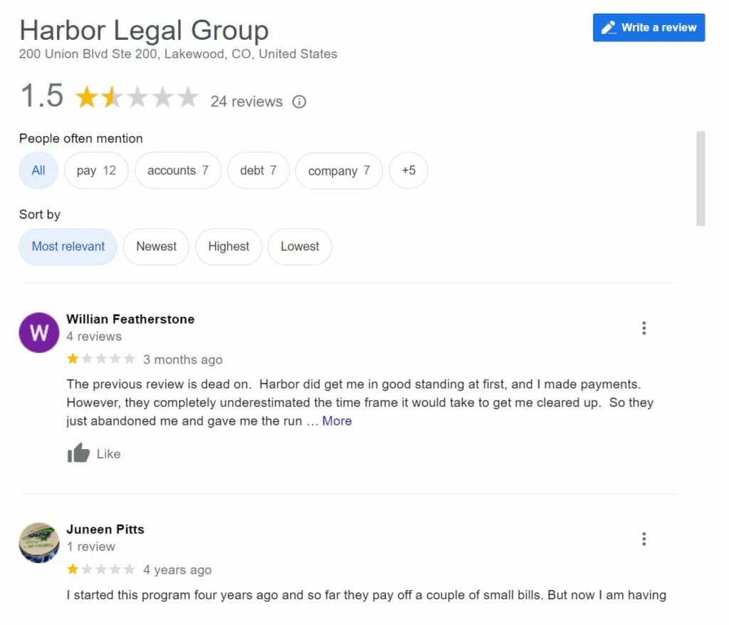 Harbor Legal Group Review: Is It A Scam Or Is It Legit? 5 Capture 179