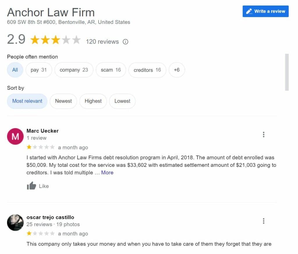 Anchor Law Firm Review: Is It A Scam Or Is It Legit? 5 Capture 205