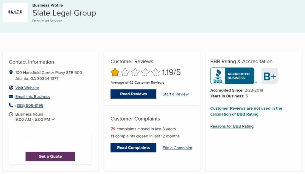 Slate Legal Group Review: Is It A Scam Or Is It Legit? 2 Capture 212